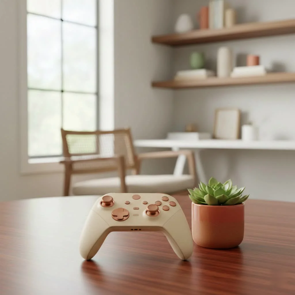 SCUF Gaming controller with customizable paddles and interchangeable thumbsticks