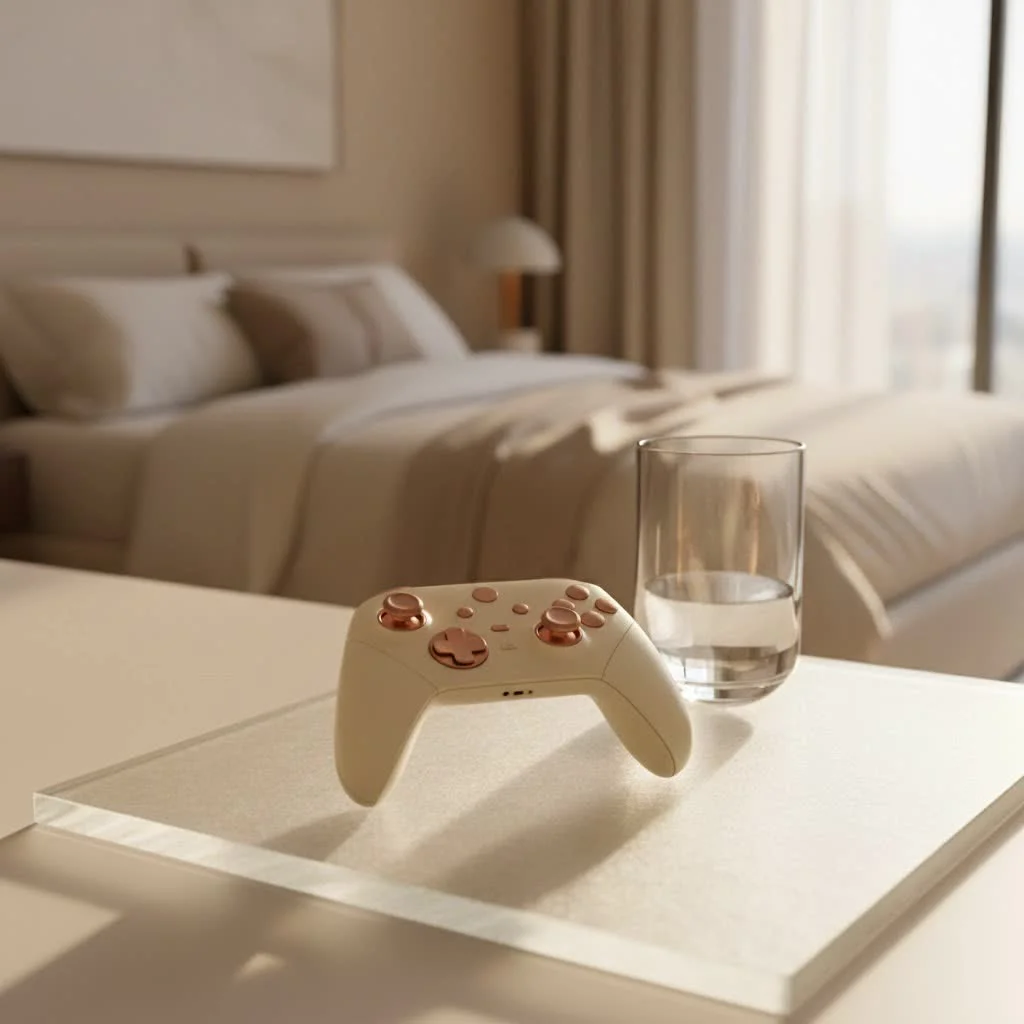 Xbox Series X controller with console
